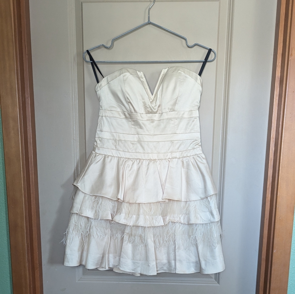 Tiered cocktail party mini dress